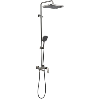 Душевая стойка со смесителем GAPPO G28-9 G2428-9 оружейная сталь